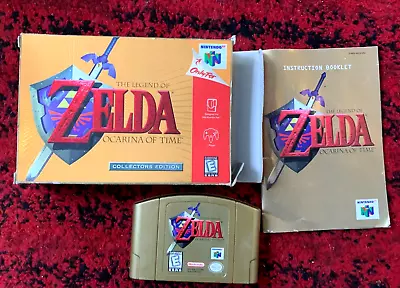 Legend Of Zelda: Ocarina Of Time Collector's Edition N64 CIB Complete Authentic • $339.99