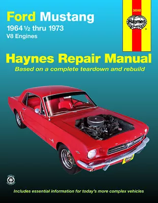 Ford Mustang Mach 1 GT Shelby Boss V8 1964-1973 Haynes Workshop Manual • $59.95