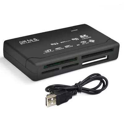 Black Micro SD To USB Memory Card Adapter Reader Drive MultiCard Supports 64GB • $4.39