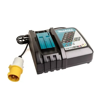 Makita 18v Lxt Dc18rc Site Charger 110v For Use With Djr187 • £64.99