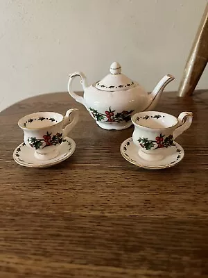 Coyne's & Company By Waldman House Press Petite Tea Set A Cup Of Christmas Tea • $25