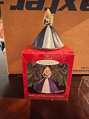 Hallmark 1999 Barbie As The Millenium Princess Christmas Keepsake Ornament • $13.89