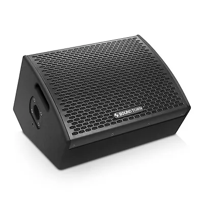 Sound Town 8  Coaxial 2-way Powered PA Stage Monitor Speaker CARME-8MPW • $233.74