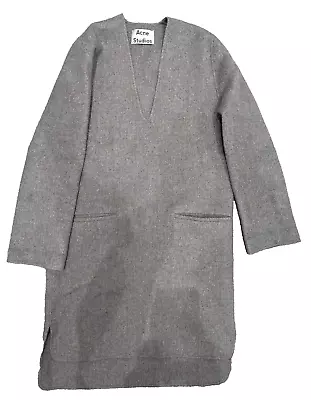 Acne Studios Grey Wool And Cashmere Dress Fit UK10/12 • £50