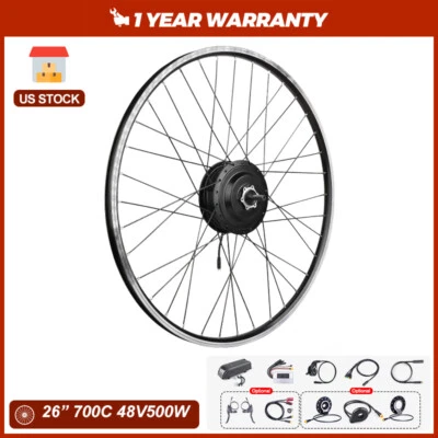 $281.76 • Buy Bafang Electric Bike Conver Kit 48V 500W Front Hub Motor Brushless Gear Bicycle