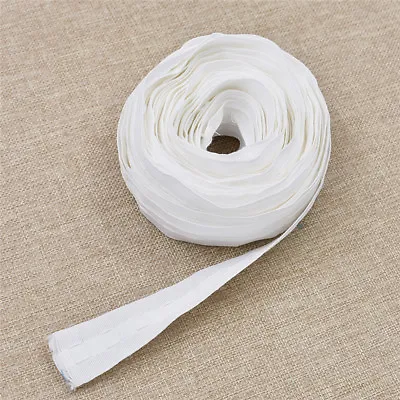 $3.48 • Buy Curtain Cloth Lined Tape 12m*34mm Living Room Window Curtain Polyester Decor