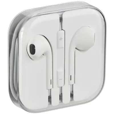 For Apple IPhone IPad Portable DAB MP3 Earphones Wired 3.5mm Jack White Headset • £2.99