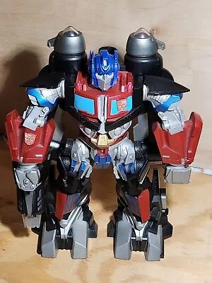 2008 Hasbro Optimus Prime Mega Power Bot Transformers Lights Talking Figure Toy • $14.99