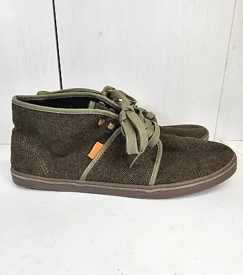 VANS Camryn Army Green Mid Chukka Lace Up Skate Shoes Sneakers - Womens Size 11 • $44.50