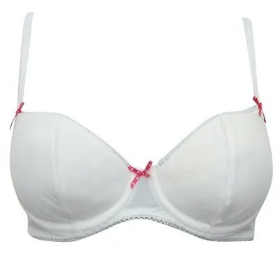 34B Balcony Bra Underwired Lightly Padded M&S Ceriso Range Bow Detailing • £8.99