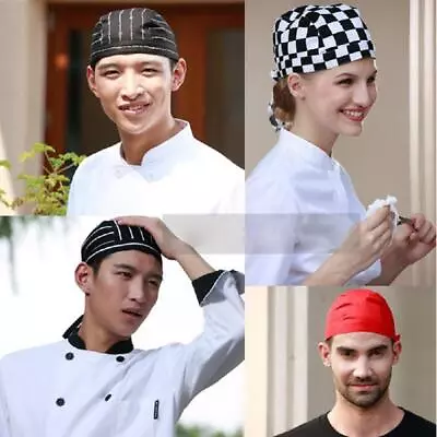 Colourfull Pirates Chef Cap Skull Cap Professional Catering Various Chef Hat • £3.70