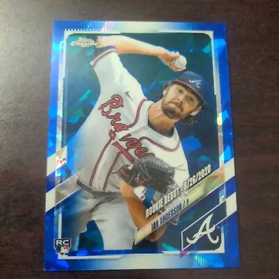 2021 Topps Chrome Update Sapphire #US60 Ian Anderson Rookie RC Card • $1