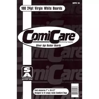 Comic Care Silver Age Comic Book Backing Boards 7  X 10 1/2  • $11.20