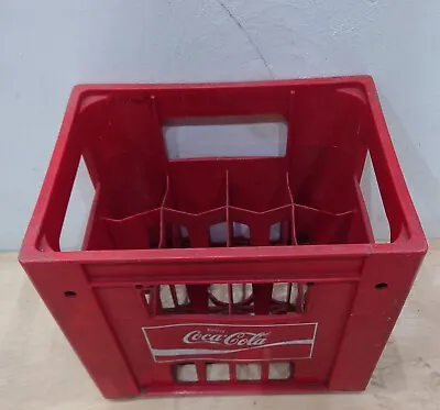 Coca Cola Plastic Crate Vintage Red Holds 12 Bottles • £28