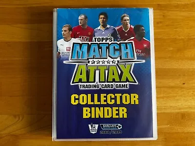 Topps Match Attax 08/09 Collector Binder • £35