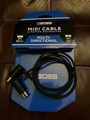 Boss Multi Directional Midi Cable 3 Feet • $14.99