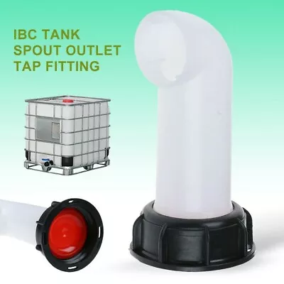 2inch Drain IBC Water Tank Nozzle Tap Cap Valve Fitting Adaptor Drain Spout Hose • £3.91