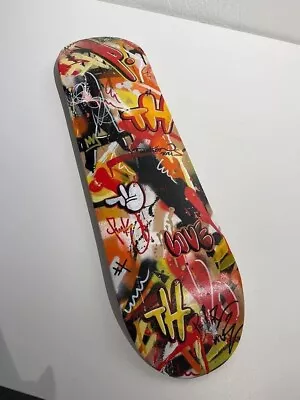 MARTIN WHATSON 'Original' Signed Skate Deck - Unique - Rare Colour - FRAMED • £3795