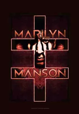 Marilyn Manson Poster Flag Cross Tapestry • $15.99