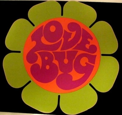 $4.45 • Buy VW  - LOVE BUG STICKER. ORIGINAL VW  NOS  7-1/2 X 7-1/2 