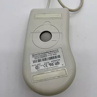 Vintage Microsoft IntelliMouse Trackball Mouse Part No.63602 2.1A • $7.94