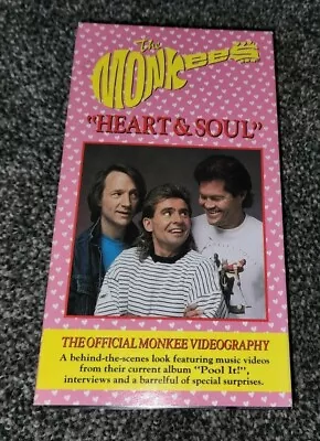 Heart & Soul The Official Monkees Videography VHS  • $8.48