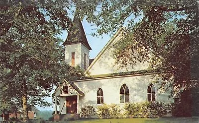French Camp Mississippi~Presbyterian Church~Academy~1984 Postcard • $6