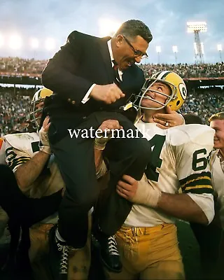 Vince Lombardi Packers (Getting Carried Off Field Super Bowl 1) - 8x10 Photo • $6.99