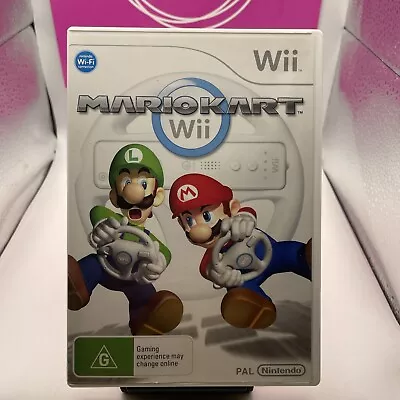 🇦🇺 Nintendo Wii Game Mario Kart Complete With Manual PAL Racing Driving Battle • $29.99