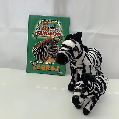 My Animal Kingdom: All About Zebras  2 Toys Hardcover Book Included • £12.99