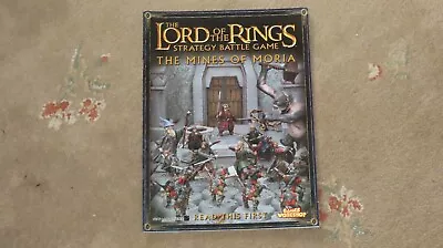 Games Workshop Mines Of Moria Read This First Book Supplement Lord The Rings GW • £17.99