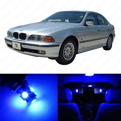 20 X Blue LED Interior Light Package For 1996 -2003 BMW 5 Series M5 E39 + TOOL • $21.99