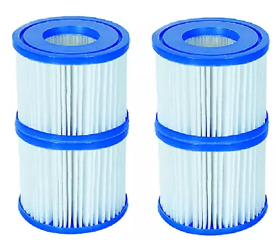 4 Pack Filter Cartridge Lay Z Lazy Hot Tub Spa Filters For All Lay Z Spas ONLY • £15.49