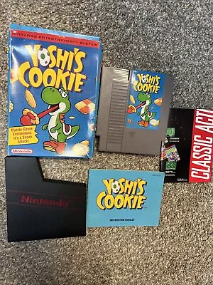 Yoshi's Cookie NES Nintendo Entertainment System Authentic With Box And Manual • $39.99