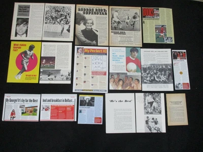 £2.99 • Buy GEORGE BEST - Manchester United: Bundle Of Football Magazine/Annual Features 2
