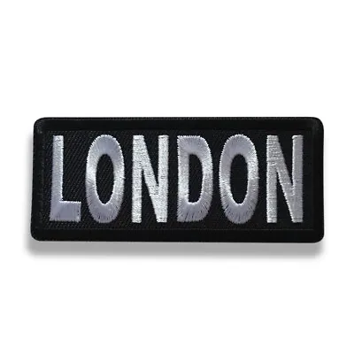 Embroidered 3  London Sew Or Iron On Patch Biker Patch • £4.25