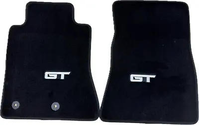 OEM NEW 2024 Ford Mustang GT Black Carpet Floor Mats Set Of Two Embroidered Logo • $129