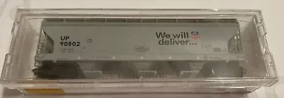 N Scale MTL UP Union Pacific 3-Bay Center Flow Hopper #90802 “we Will Deliver” • $10