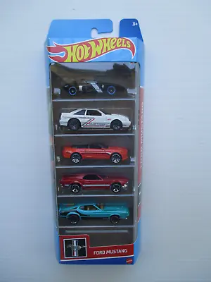 HOT WHEELS *FORD MUSTANG* 5 Pack Includes MUSTANG BOSSMACH 1CONCEPT NEW! 3+ • $13