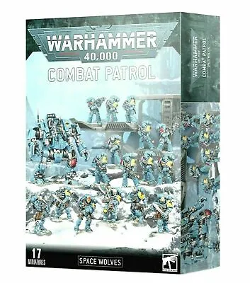 $127.50 • Buy Combat Patrol: Space Wolves - Warhammer 40k - Brand New! 53-37
