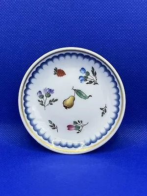 Vintage Made In Italy 50s Richard Ginori Hand-painted 3.25” Fruit Pattern Plate • $32