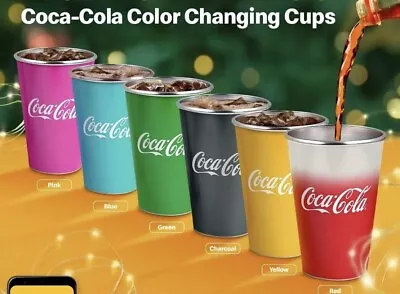 Mcdonalds Color Changing Cups Limited Edition (6pcs) Hard To Find • $140
