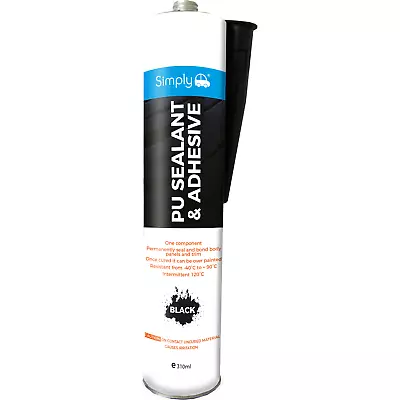 £9.95 • Buy Sealant Bonding Adhesive Black PU Glue Car Seam Sealer Sealant Body Trim 310ml