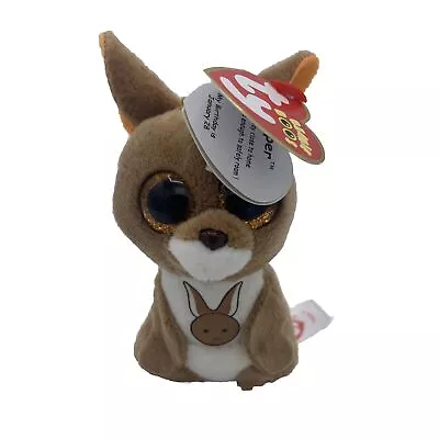 KIPPER - Ty Beanie Boos Clip 3  Key Chain - NEW W TAGS Kangaroo • $4.99