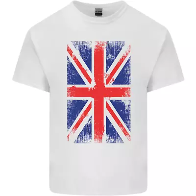 King Charles Coronation Union Jack Flag Great Britain Kids T-Shirt Childrens • £7.48