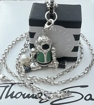 Thomas Sabo Kette & Pave Carrier & Tauchen Charm Rarität  • $509.85