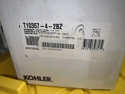 $59.99 • Buy Kohler K-TS397-4-2BZ Devonshire Pressure Balancing Valve Trim, Oil Rubbed Bronze