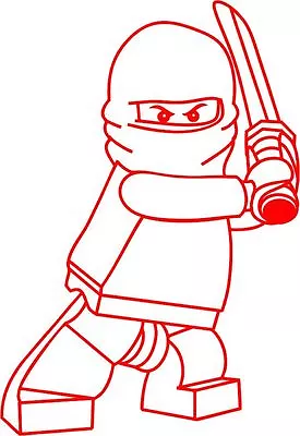 Legos Video Gaming Character Ninjago Vinyl Decal Sticker Gamer Window Wall Art • $3.50