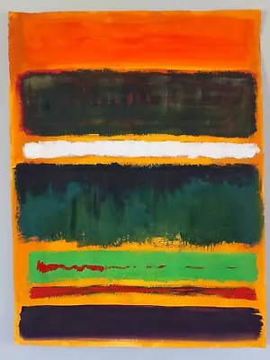 Original Abstract Painting In The Style Of Mark Rothko  A New Creature  • $42.50