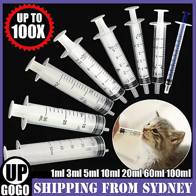 Disposable Syringe Lock / Slip / Catheter Tip Nutrient Plastic Measuring Sampler • $15.85